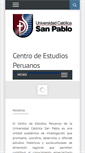 Mobile Screenshot of estudiosperuanos.ucsp.edu.pe