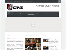 Tablet Screenshot of estudiosperuanos.ucsp.edu.pe